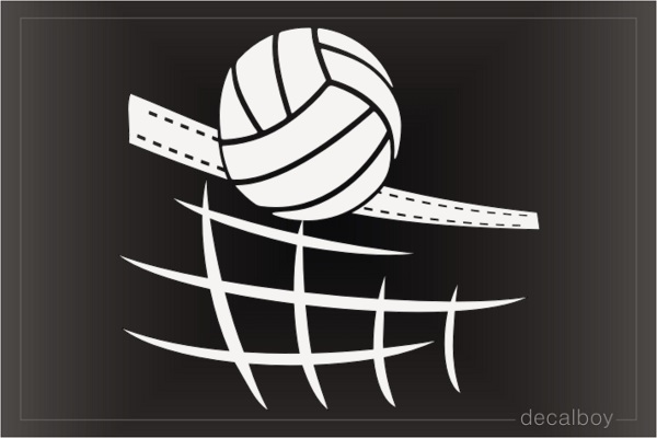 Volleyball Net Decal