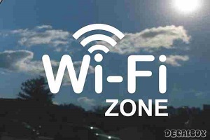 Wifi Zone Decal