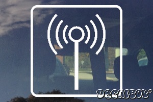 Wi Fi Signal Waves Car Decal