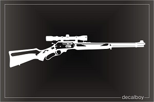 Winchester Rifle Scope Car Decal