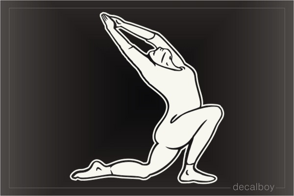 Yoga Woman Decal