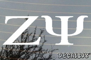 Zeta Psi Vinyl Die-cut Decal