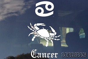 Cancer Crab Decal