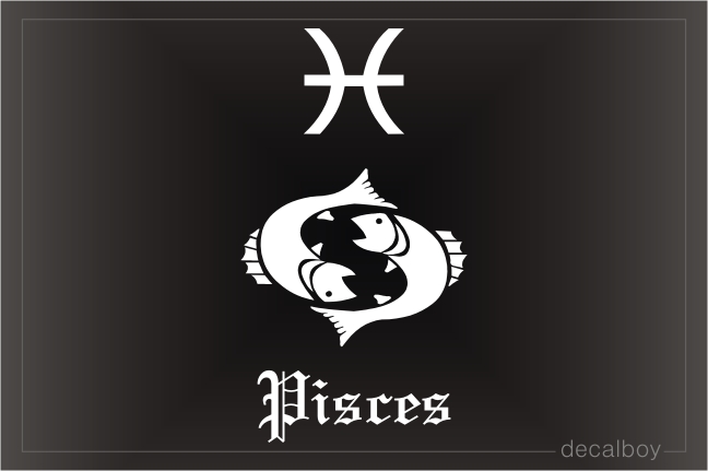 Pisces Fishes Decal
