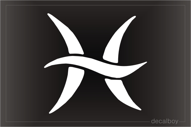 Tribal Pisces Decal