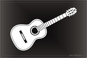 Acoustic Guitar Decal