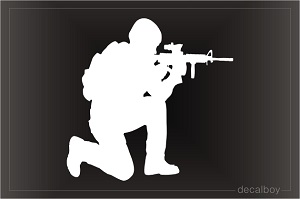 Aiming Soldier Decal
