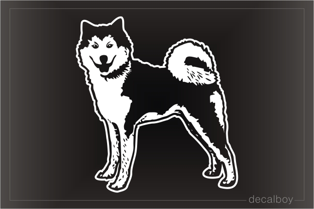 Akita Inu Dog Car Window Decal