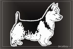 Australian Terrier Dog Window Decal