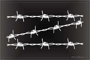 Barbedwire Car Decal
