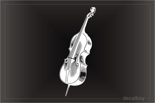 Bass Contrabass Orchestra Musical Instrument Decal