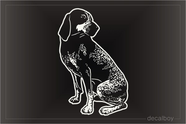 Bluetick Coonhound Dog Decal