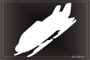 Bobsled Bobsley Sport Decal