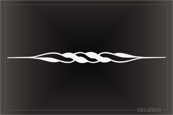 Braded Line Decal