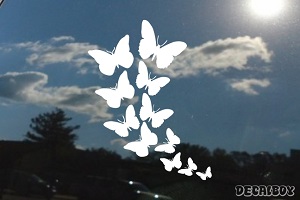 Butterflies Flock Decal
