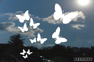 Butterflies Flying Decal