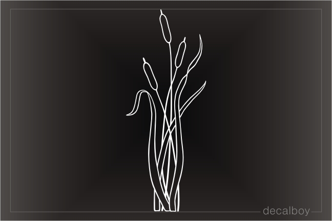 Cattails Decal