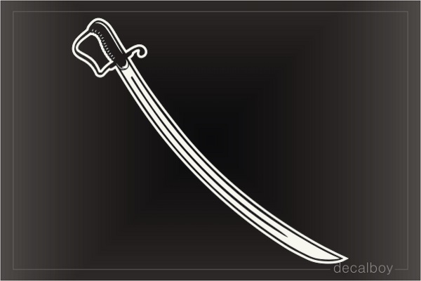Cavalry Saber Sword Decal