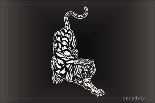 Charging Tiger Decal