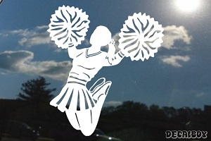 Cheerleader Car Window Decal