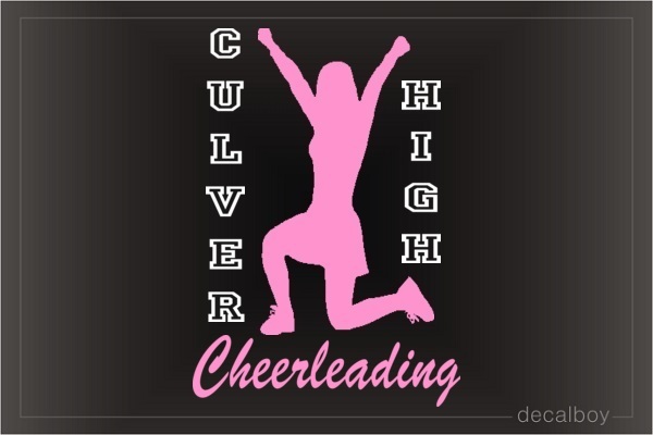 Cheerleading Team Logo Decal