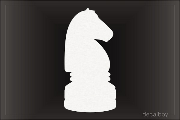 Chess Figure Knight Decal