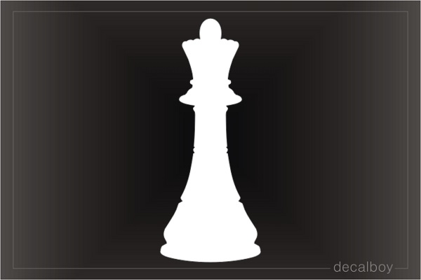 Chess Figure Queen Decal