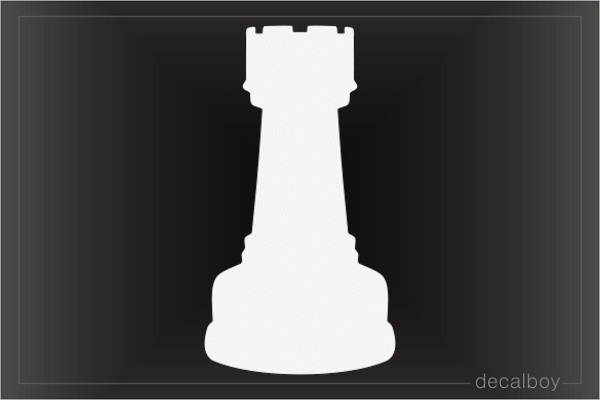 Chess Figure Rook Decal