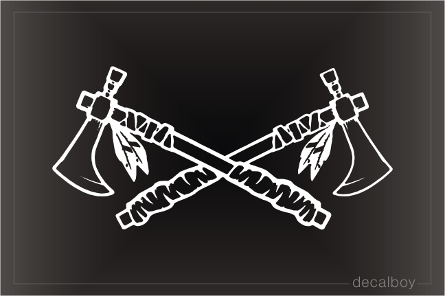 Crossed Rifles Vinyl Decal – Oracal USA Made Glossy/Matte/Metallic Car Window Sticker