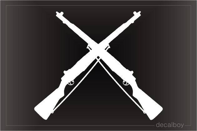 Crossed Winchesters Decal