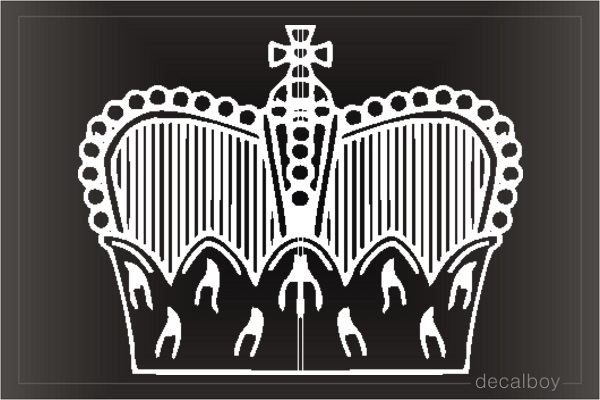 Russian Crown Decal