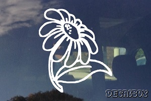 Daisy Flower Window Decal