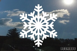 Decorative Snowflake Decal