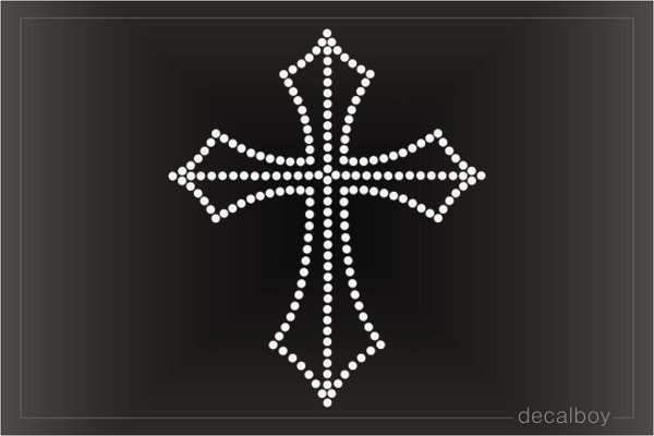 Diamond Cross Decal