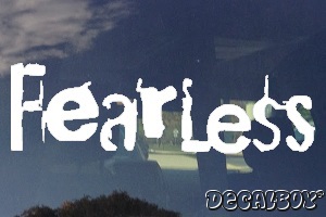 Fearless Car Decal
