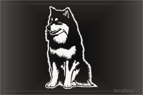 Finnish Suomi Lapphund Dog Decal