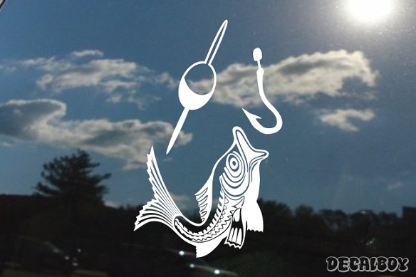 Fishing Outfit Window Decal