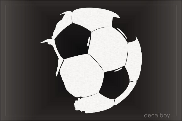 Football Soccer Ball Decal