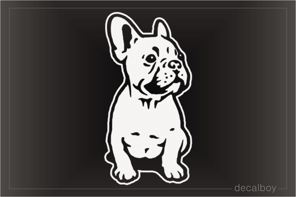 French Bulldog Sitting T_shirt