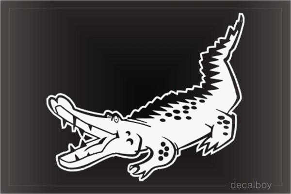 Crocodile #019 Vinyl decal sticker Graphic Die Cut CAR Truck Window Bumper 7" 