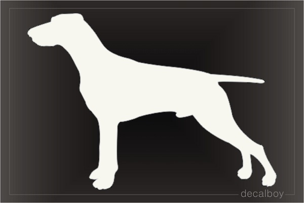 German Shorthaired Pointer Dog Decal