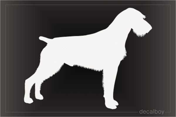 German Wirehaired Pointer Dog Decal