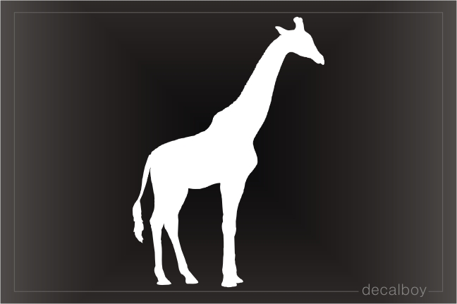 Giraffe Silhouette Decal