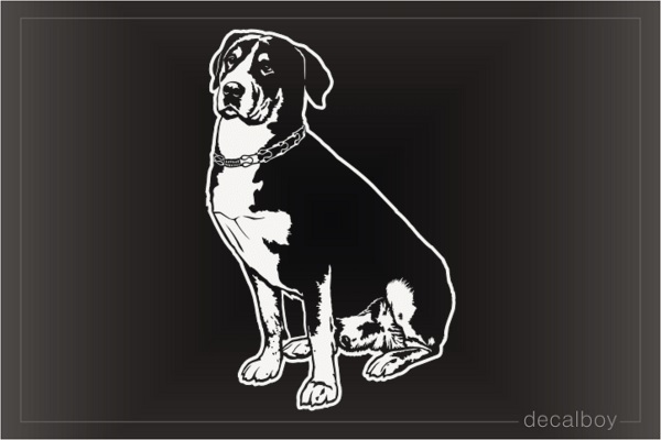 Greater Swiss Mountain Dog Decal