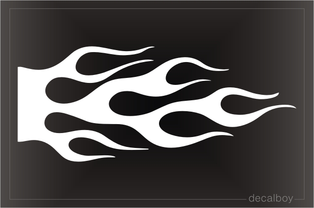 Hot Rod Flames Decal