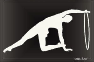 Hula Hoop Gymnastic Olympic Sport Decal