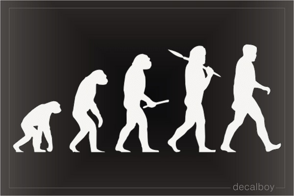 Human Evolution Decal
