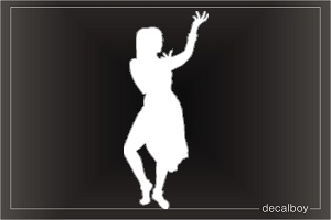 India Indian Dancer Dance Decal
