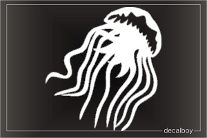 Jellyfish Medusa Window Decal