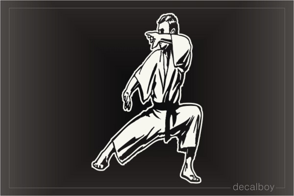 Karate Shito-ryu Warrior Window Decal